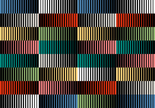 Abstract geometric vector pattern with transition effect. Line gradient pattern halftone vector or linear thick to thin stripes horizontal texture geometric graphic illustration, parallel gradation