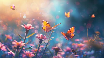The concept of Fairy Day with copy space area for text