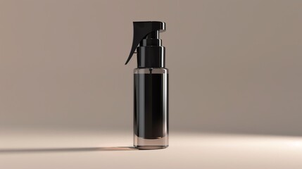 A detailed render of a makeup setting spray bottle