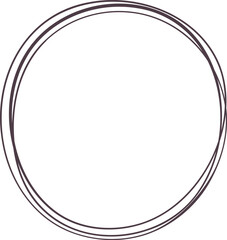 Circle Outline Frame