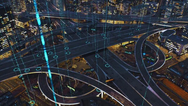 Autonomous Cars Transporting Goods And People Using Sensors To Navigate Through The Town Futuristic Electric Cars Ai Cgi