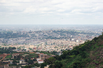 Aerial view of yaounde, Cameroon