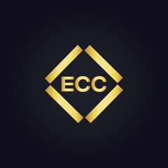 ECC logo. E C C design. White ECC letter. ECC, E C C letter logo design. E C C letter logo design in FIVE, FOUR, THREE, style. letter logo set in one artboard. E C C letter logo vector design.