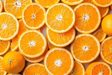 Fototapeta premium slices of citrus fruits - oranges