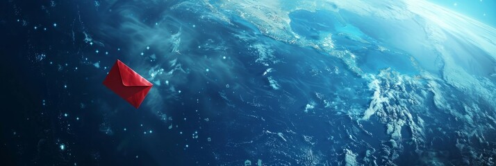 World Post Day Concept with copy space area for text