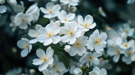 Fototapeta premium White flowers