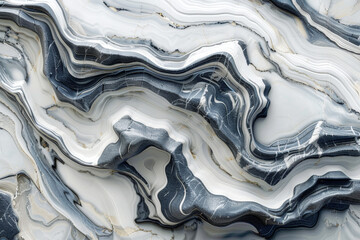 Marble-like abstract texture with blue and white flowing patterns