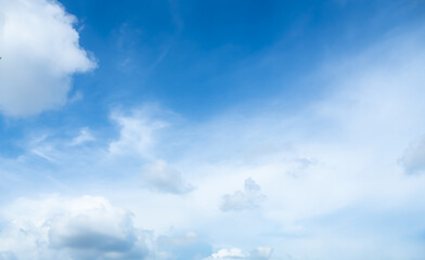 Sky Cloud Blue Background Paronama Web Cloudy summer Winter Season Day, Light Beauty Horizon Spring Brigth Gradient Calm Abstract Backdrop Air Nature View Wallpaper Landscape Cyan color Environment.