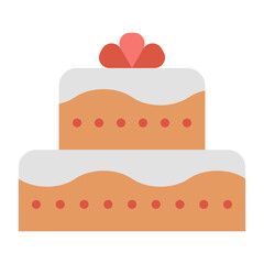 Cake Icon - Delicious Cake Icon For Birthday, Celebration, And Bakery Designs
