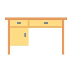 Desk Icon - Office Furniture And Workspaces
