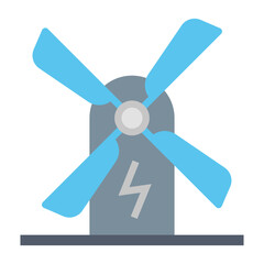 Power Of Wind Icon - Power Of Wind Icons For Renewable Energy