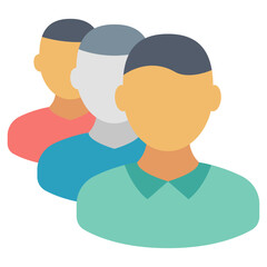 Fototapeta premium Teamwork Icons for Collaboration