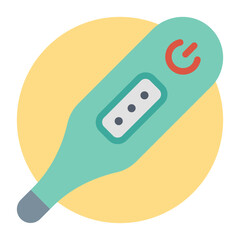 Thermometer Icon: Device For Measuring Temperature