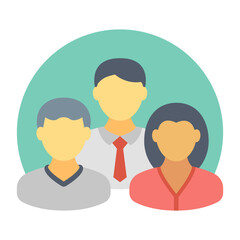 Fototapeta premium Group Class Icons for Collective Learning Graphics