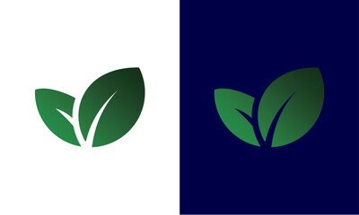 Obraz premium logo leaf