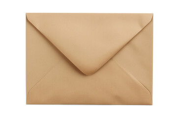 Brown Envelope Isolated on White