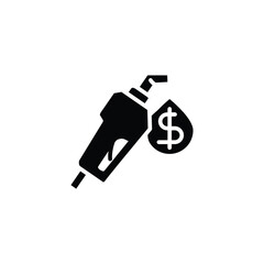cheap gasoline solid icon vector design good for website and mobile app