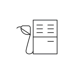gas pump thin outline icon vector design good for website and mobile app