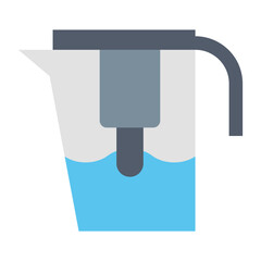 Purified Water Icons for Clean Drinking Graphics