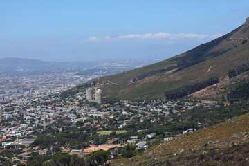 Landscape view of Cape Town
