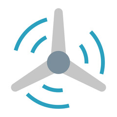 Wind Energy Icons for Wind Power Symbols