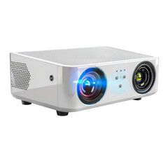 isolated white background of projector