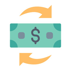 Money Market Icons for Financial Investments