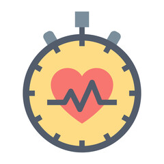 Cardio Workout Icon - Heartbeat Icon For Fitness, Exercise, And Health