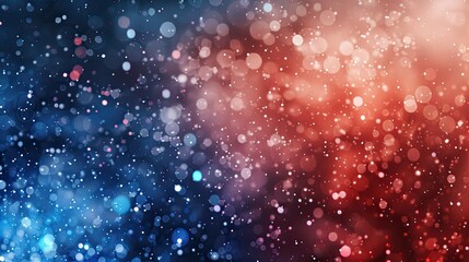 Fototapeta premium A colorful background with blue and red swirls and a lot of small dots
