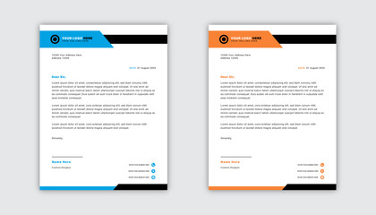 Modern Corporate Business Letterhead Design Template