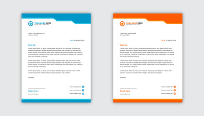 Modern Corporate Business Letterhead Design Template