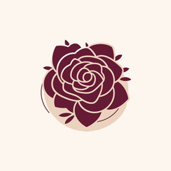 Red rose logo symbolizes passion and love 🌹❤️ Perfect for romantic brands or florists aiming to convey beauty and heartfelt emotions #LoveBlooms #PassionateFlorals