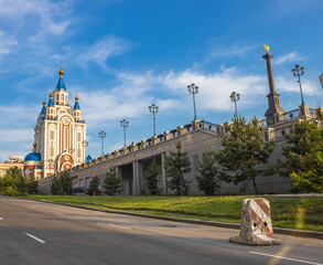 City Orthodox church in the city of Khabarovsk.