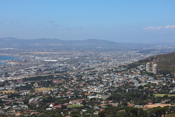 Fototapeta premium Landscape view of Cape Town