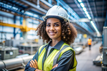 Female Engineer Portrait: To specify portraits of female engineers, promoting diversity and inclusion.
