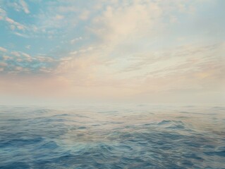 Fototapeta premium landscape of a infinite sea and sky