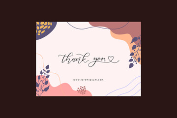 Aesthetic Thank You Card