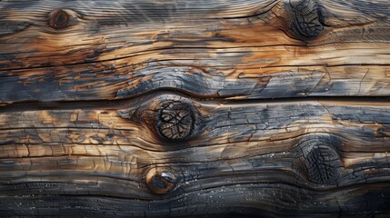 Wood with rough texture and rustic appearance. Country-style decor concept
