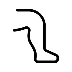 Leg Workout Icon Vector Symbol Design Illustration