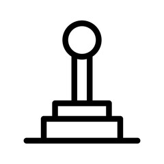 Gear Shift Icon Vector Symbol Design Illustration