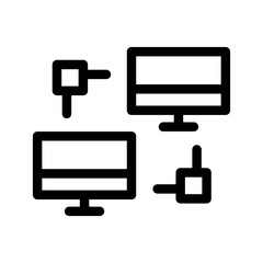 Sharing Icon Vector Symbol Design Illustration