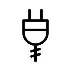 Plug Icon Vector Symbol Design Illustration