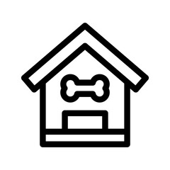Pet House Icon Vector Symbol Design Illustration