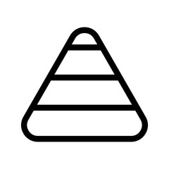 Triangle Icon Vector Symbol Design Illustration