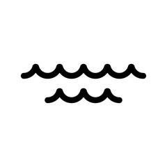Sea Icon Vector Symbol Design Illustration