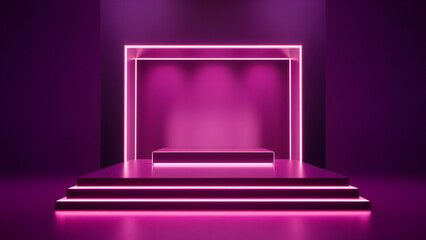 Podium Mockups for Product Display: Elegant Pedestals