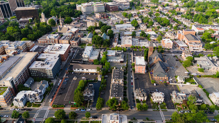 Aerial Drone of Morristown New Jersey Summer 2024