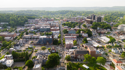 Aerial Drone of Morristown New Jersey Summer 2024