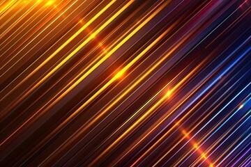 Futuristic High - Tech Lined Background with Metallic Shine High 