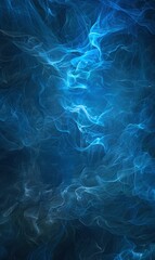 A Serene Blue Abstract Background With Wisps Of Clouds, Evoking A Sense Of Tranquility, Banner Image For Website